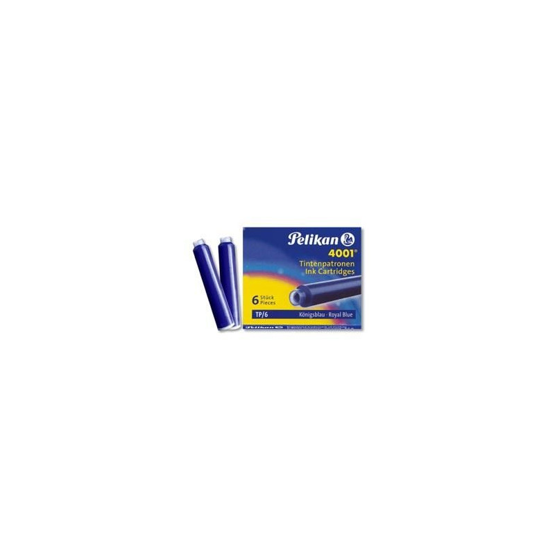 CARTUCCE X STILO PELIKAN TP 6 4001 NERO 6pz