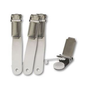 Clips in metallo per porta badge (scatola 100pz)