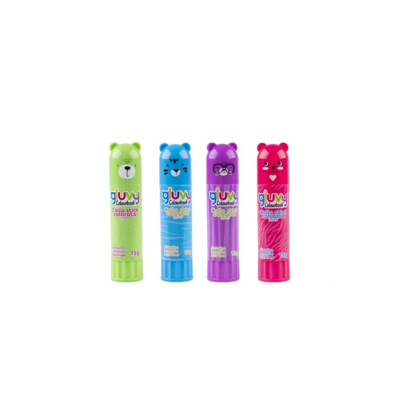 Colla stick colorata 15g – Gluvy
