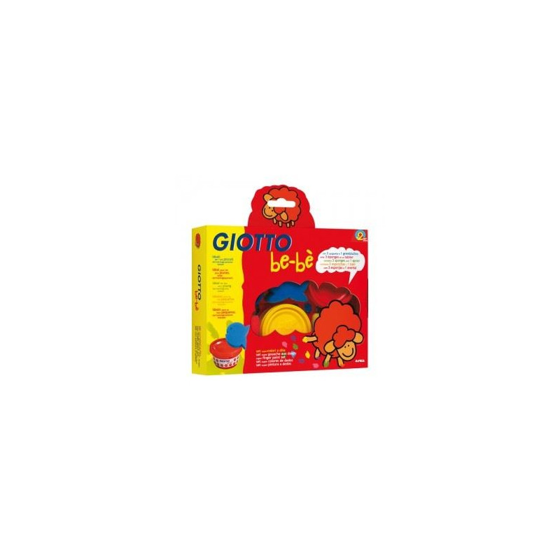 Colori a dita Giotto bebè 4pz da 150ml