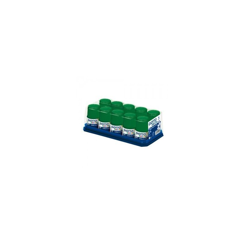 Colori acrilici giotto decor glossy da 50m verde