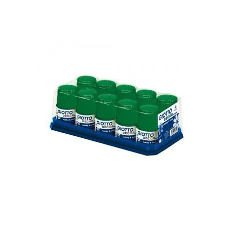 Colori acrilici giotto decor glossy da 50m verde
