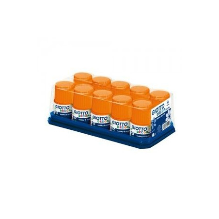 Colori acrilici giotto decor glossy da 50ml arancio