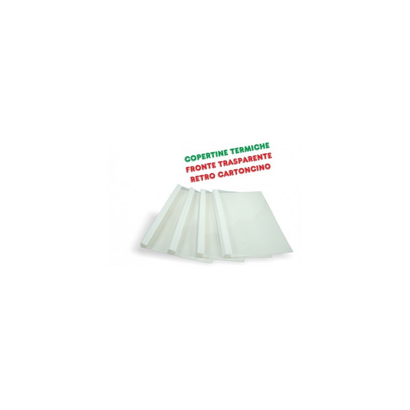 Copertine termiche 12mm bianche 10pz