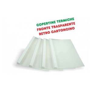 Copertine termiche 8mm bianca 10pz