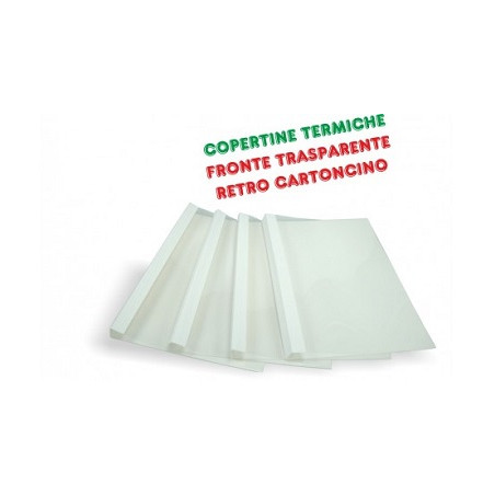Copertine termiche 8mm bianca 10pz