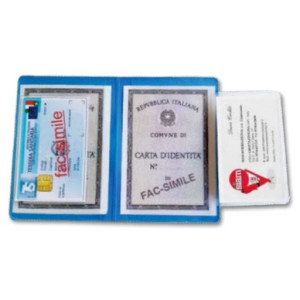 Custodia per Carta identità + 2 porta card in PVC