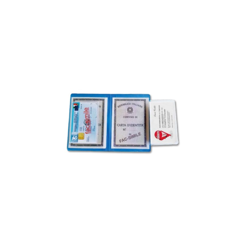 Custodia per Carta identità + 2 porta card in PVC