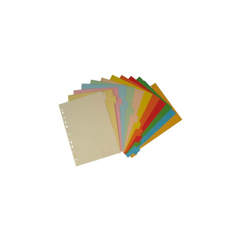 Divisori in ppl A4 6 colori 6pz