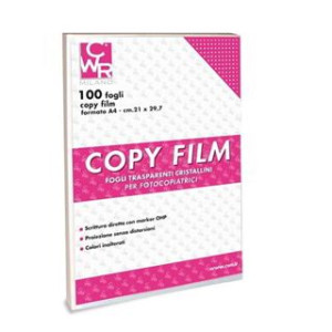 Film trasparente A4 fotocopiabile 100 ff