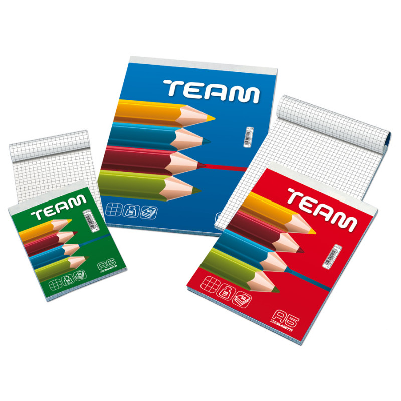 Notes A4 5mm Team 50ff