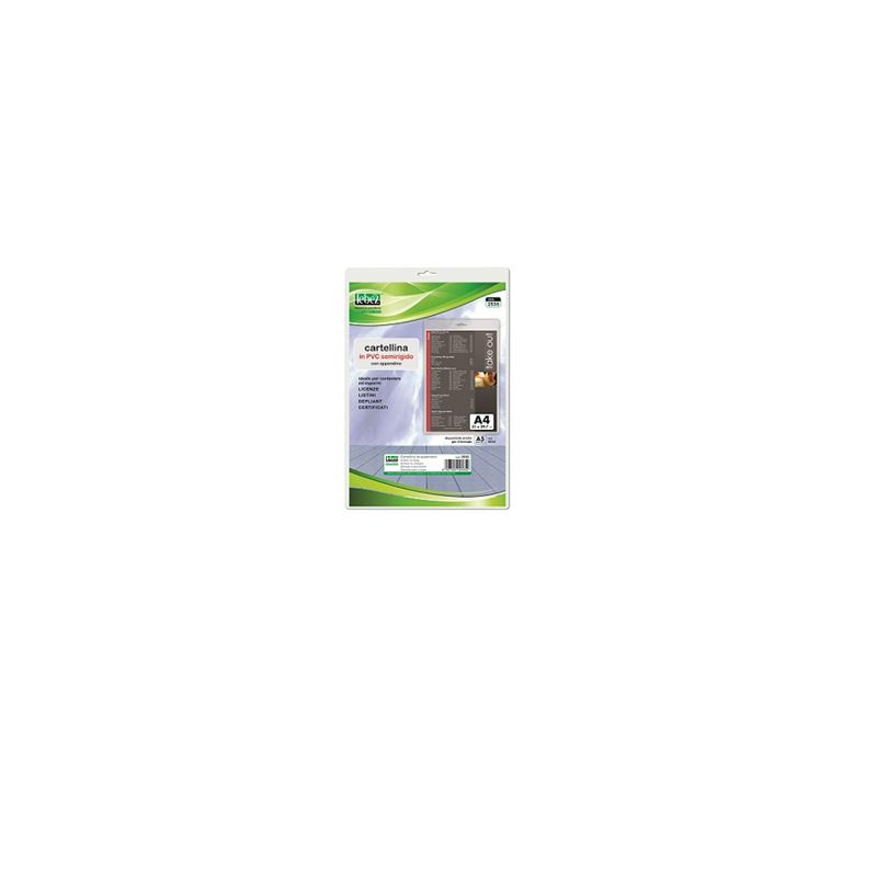 Portalicenze PVC A4 lebez