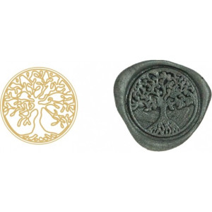 Set sigillo ALBERO DELLA VITA  per ceralacca