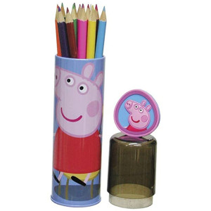 Tubo 15 pastelli Peppa Pig