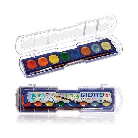 Acquerelli metallic Giotto a 8 colori
