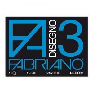 Album da disegno F3 Neri 10ff 24x33