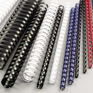 Anelli in plastica 38mm nero 50pz