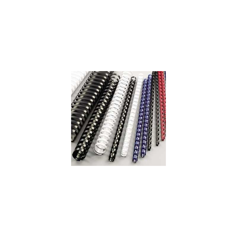 Anelli in plastica 6mm nero 100pz