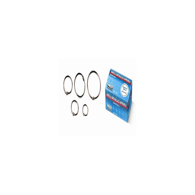 Anelli metallici cm.5,2  50pz