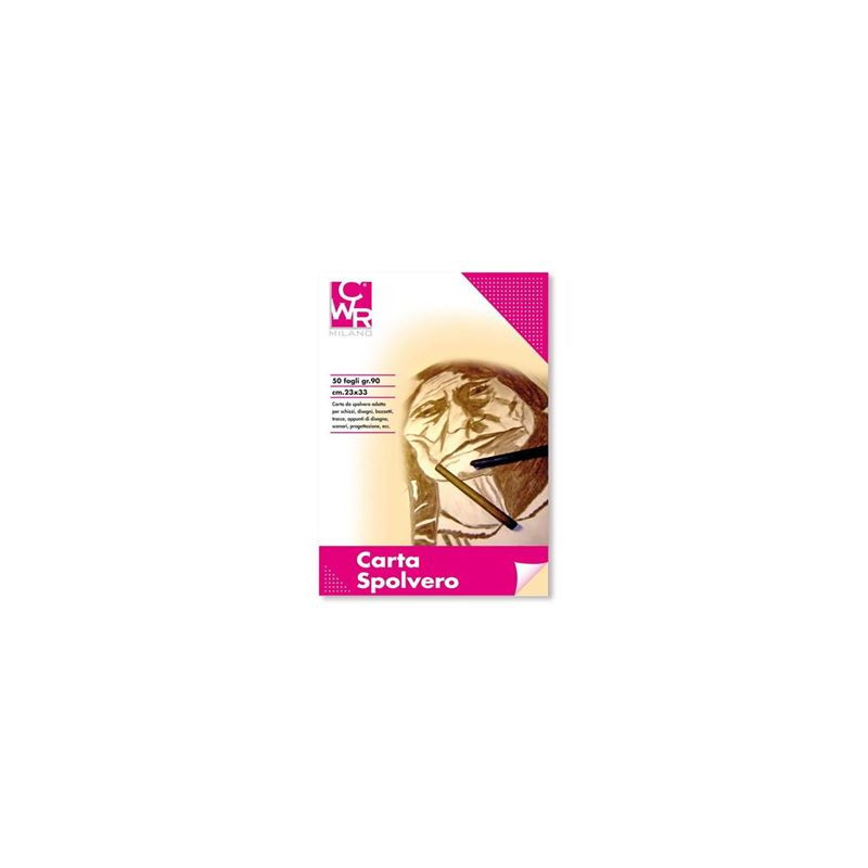 Blocco carta spolvero 90gr 35x50 50fg