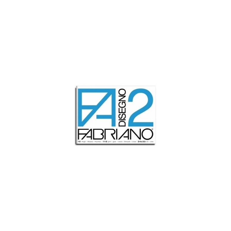Blocco da disegno F2 20fg 2434 RUVIDO