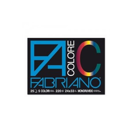 Blocco da disegno Fabriano colore 24x33