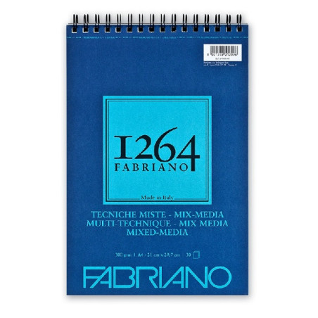Book mix A4 300gr 30fg Blocco da disegno Fabriano