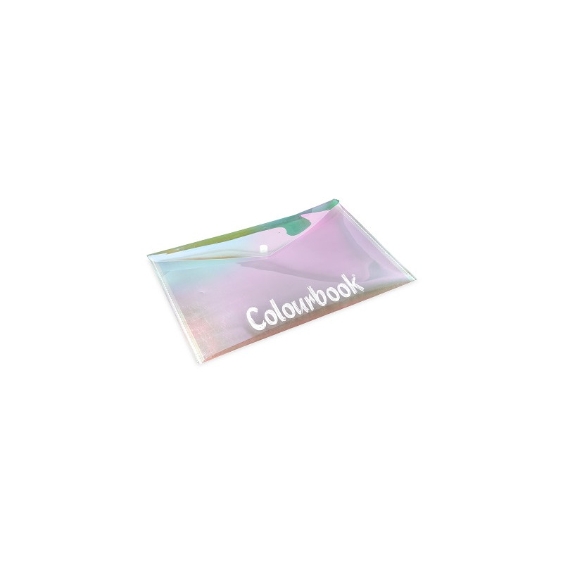 Busta con bottone A4 / cartella iridescente (listino €2,50)