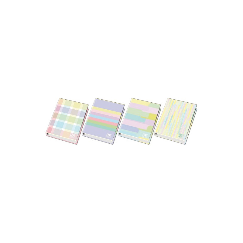 Cartella 4 anelli A4 d.30 one color PASTELPLUS