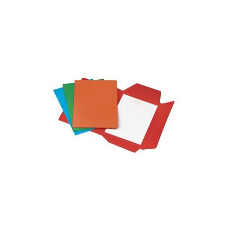 Cartelle 3 lembi 270gr rosso 25pz