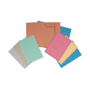 Cartelle 3 lembi magenta ECO vintage con riquadro 50pz