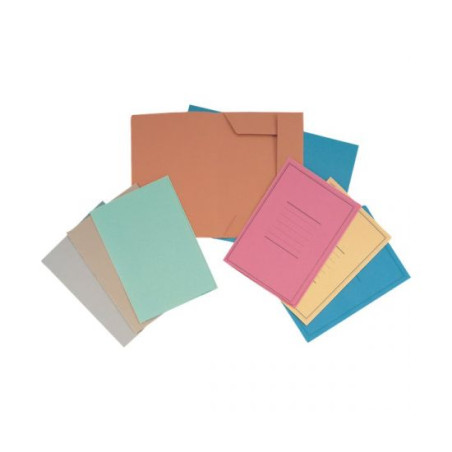 Cartelle 3 lembi magenta ECO vintage con riquadro 50pz