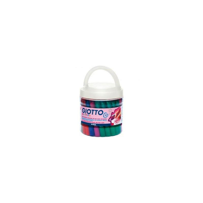 Colla glitter giotto multicolor verde/blue/fuxia/oro/argento 10,5ml