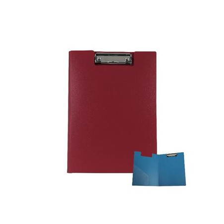 Porta blocco con molla con patta A4 rosso