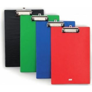 Porta blocco con molla singolo A4 blu