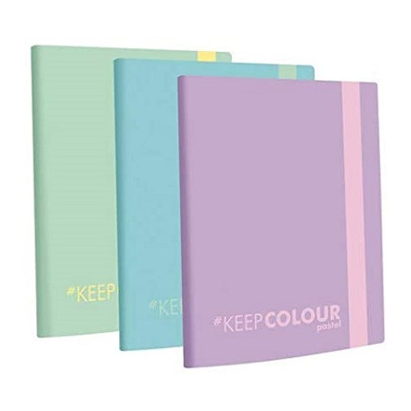 Portalistino A4 30fg PPL Orna colore pastello