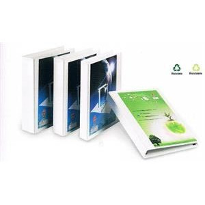 Raccoglitore personalizzabile 4 anelli D.25 blu display