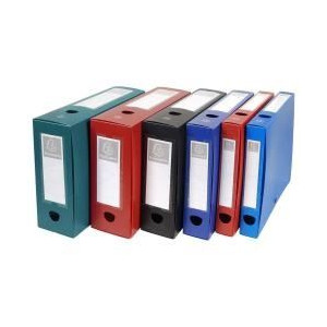Scatola progetti in plastica Exacompta d.8 blu