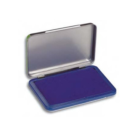 Cuscinetto per timbri 12x8 cm.medio blu