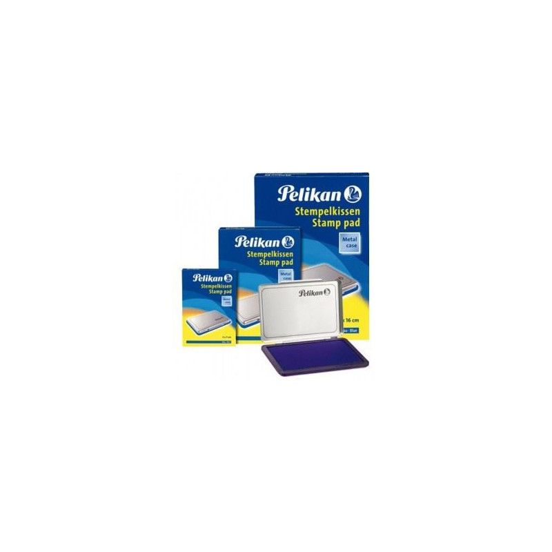 Cuscinetto per timbri 5x7 pelikan blu