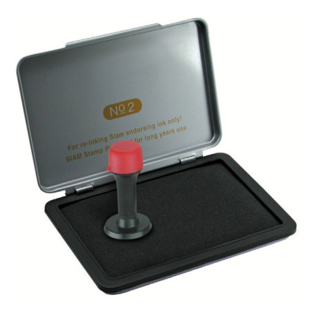 Cuscinetto per timbri 7x11 cm.piccolo nero