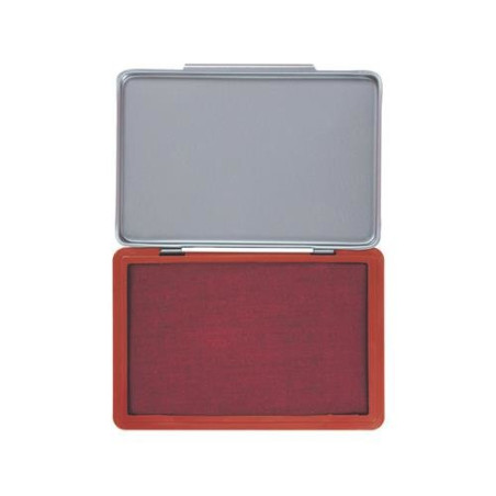 Cuscinetto per timbri 7x11 cm.rosso sp3
