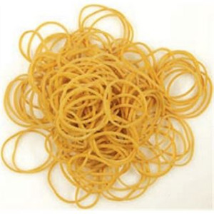 Elastici in gomma gialli d.100 1kg