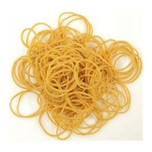 Elastici in gomma gialli d.150 1 kg