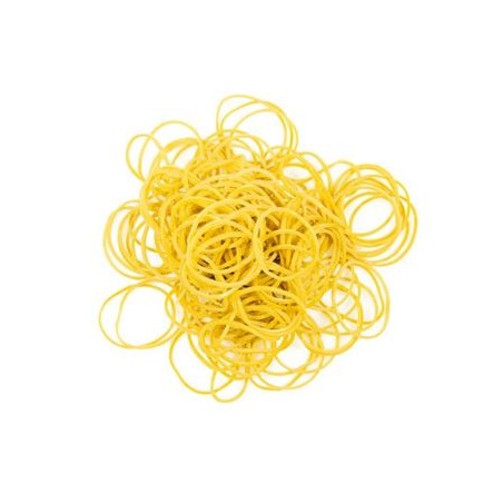 Elastici in gomma gialli d.25 1 kg