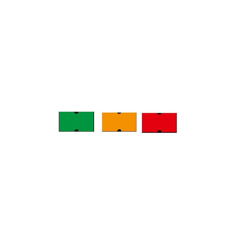 Etichette per prezzatrici 21X12 fluo arancio (solo a scatola da 49pz)