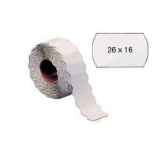 Etichette per prezzatrici 26x16 rett. bianco