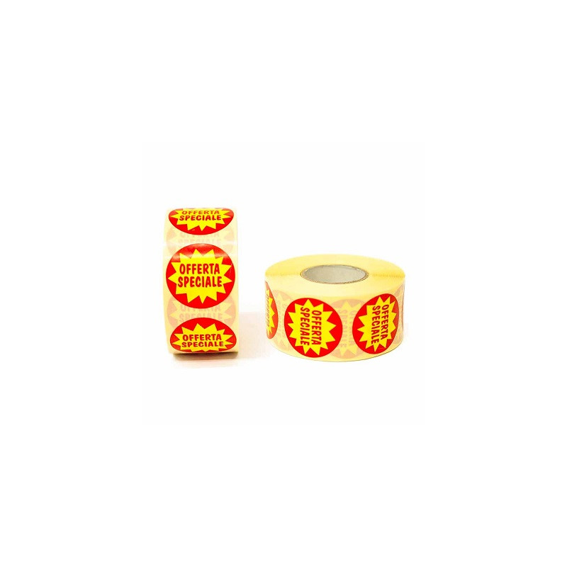 Etichette per prezzatrici d.40 OFFERTA SPECIALE 6pz