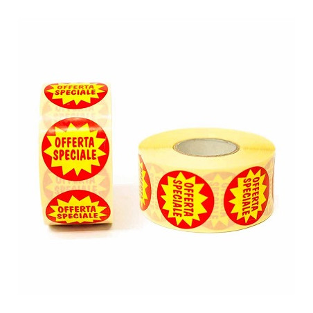 Etichette per prezzatrici d.40 OFFERTA SPECIALE 6pz