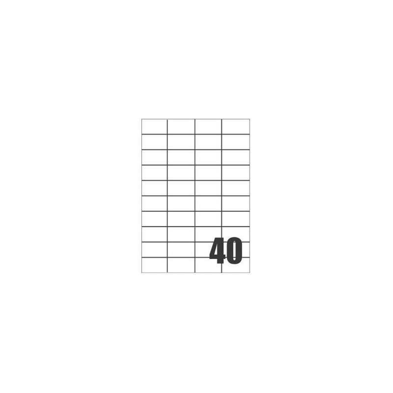 Etichette su A4 56x28 100fg 40 etichette a foglio